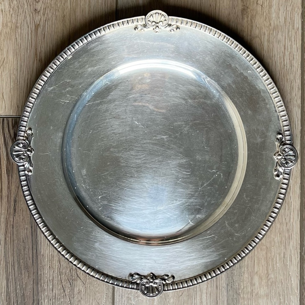 REED & BARTON EPNS 4597S Silver Plated Dinner Plate